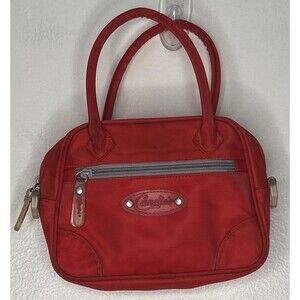 Y2K Candies Mini Handbag Red Purse top handle Retro Nylon EUC never worn